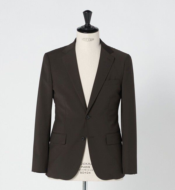 UNITED ARROWS green label relaxing「A+ TWPU トロピカル無地 2B スリム セットアップ ジャケット -ウォッシャブル・ストレッチ-」|スーツ|