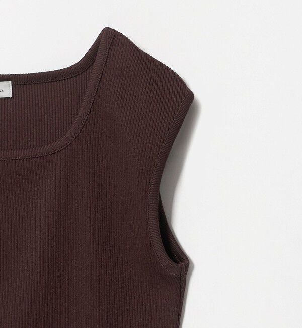 UNITED ARROWS green label relaxing「ブライトリブ デコルテ フレンチスリーブ プルオーバー カットソー」|Tシャツ・カットソー|