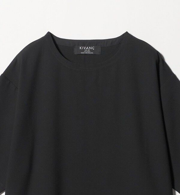 UNITED ARROWS green label relaxing「KIVANC ノーカラー 半袖 Tシャツ」|Tシャツ・カットソー|