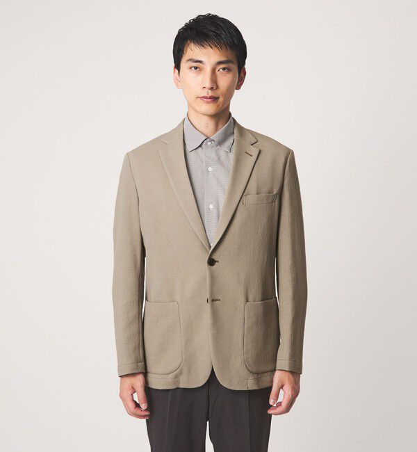UNITED ARROWS green label relaxing「A+ air Pメッシュ L/STD 2P ジャケット -ウォッシャブル・ストレッチ・通気性-」|テーラードジャケット|