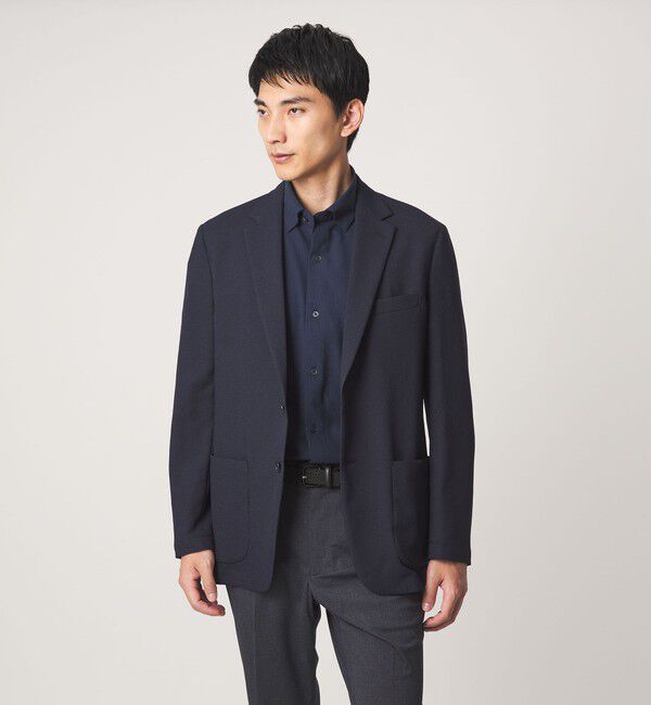 UNITED ARROWS green label relaxing「A+ air Pメッシュ L/STD 2P ジャケット -ウォッシャブル・ストレッチ・通気性-」|テーラードジャケット|