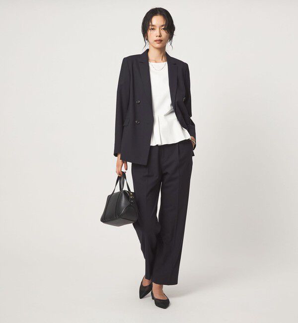 UNITED ARROWS green label relaxing「［size SHORT/TALLあり］カチリラ ストレート パンツ ウォッシャブル ストレッチ」|スラックス|