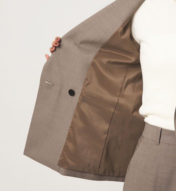 UNITED ARROWS green label relaxing「［size SHORT/TALLあり］カチリラ ダブル ジャケット ウォッシャブル ストレッチ」|テーラードジャケット|
