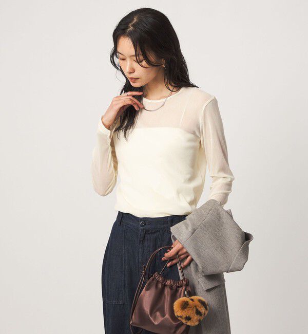 UNITED ARROWS green label relaxing「シアーフロッキー ロングスリーブ プルオーバー」|Tシャツ・カットソー|