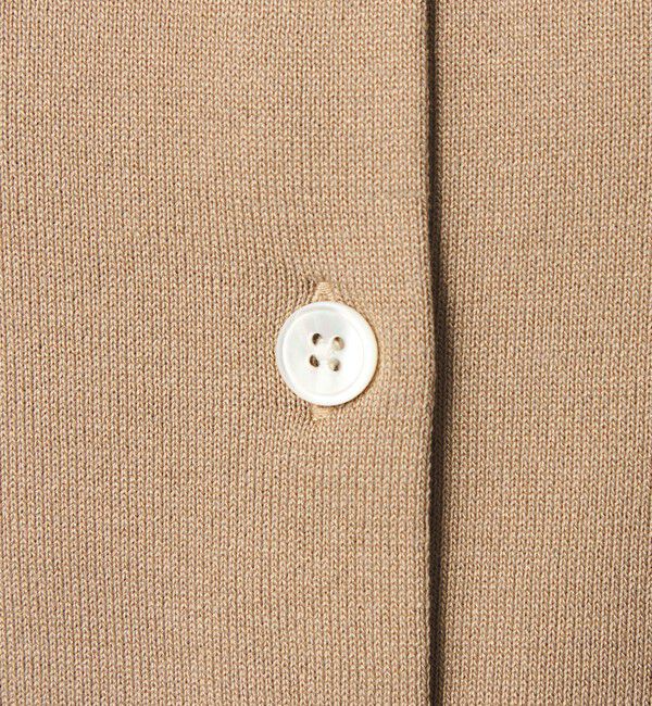 UNITED ARROWS green label relaxing「2WAY レース ポロ襟 5分袖 ニット カーディガン」|カーディガン|