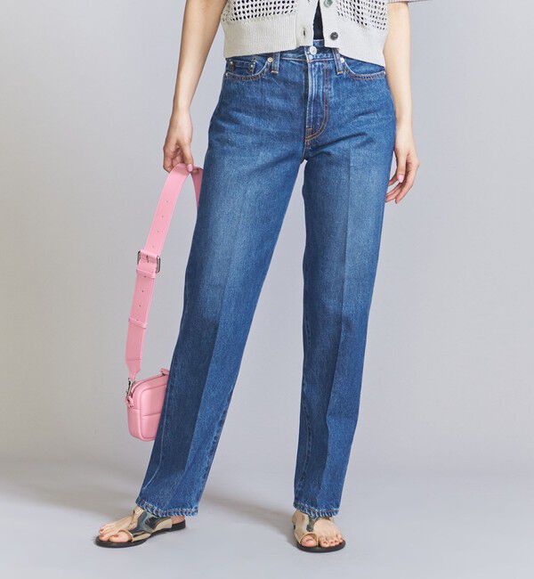 BEAUTY&YOUTH UNITED ARROWS「スリムストレートデニムパンツ 3」|デニム|COBALT