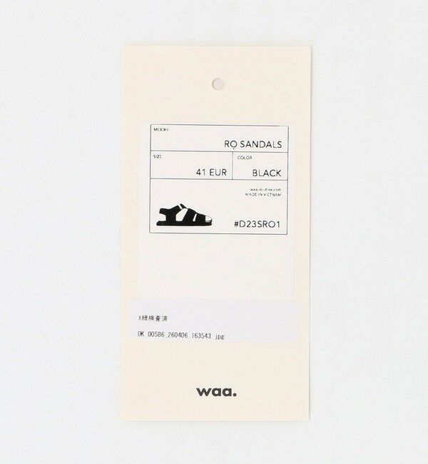 BEAUTY&YOUTH UNITED ARROWS「＜waa.studios＞RO サンダル」|サンダル|