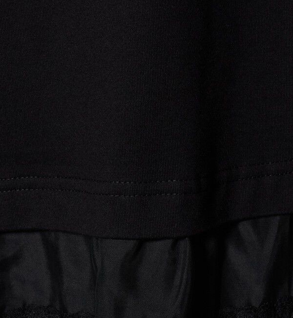 BEAUTY&YOUTH UNITED ARROWS「レースドッキング ショートスリーブ Tシャツ」|Tシャツ・カットソー|