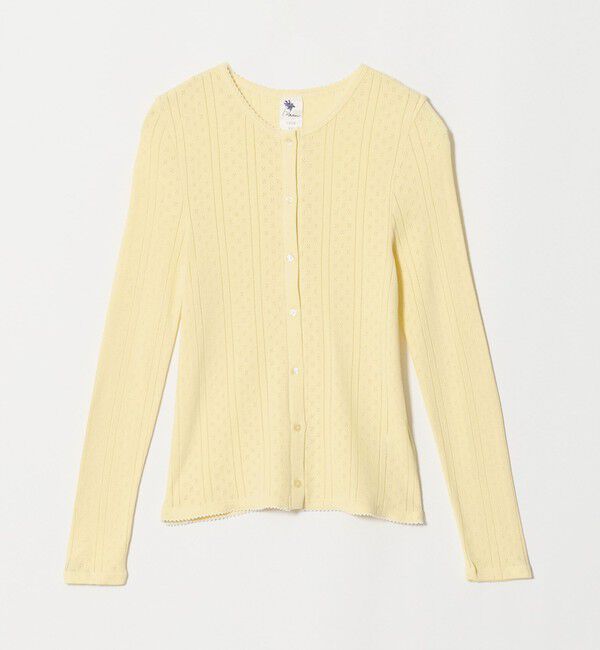 BEAUTY&YOUTH UNITED ARROWS「【別注】＜PALM＞クルーネック カーディガン」|カーディガン|YELLOW