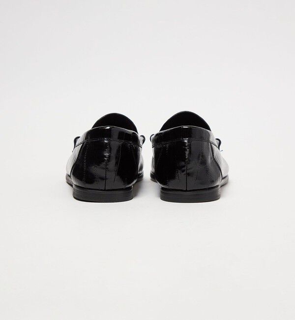 BEAUTY&YOUTH UNITED ARROWS「レザーライク エンボス ギャザー ローファー」|ローファー|