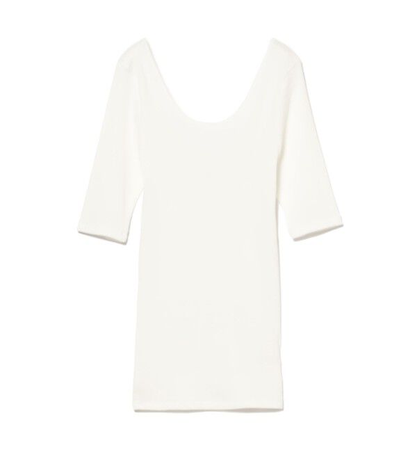 Demi-Luxe BEAMS 「丸胴 テレコ Tシャツ」|Tシャツ・カットソー|WHITE
