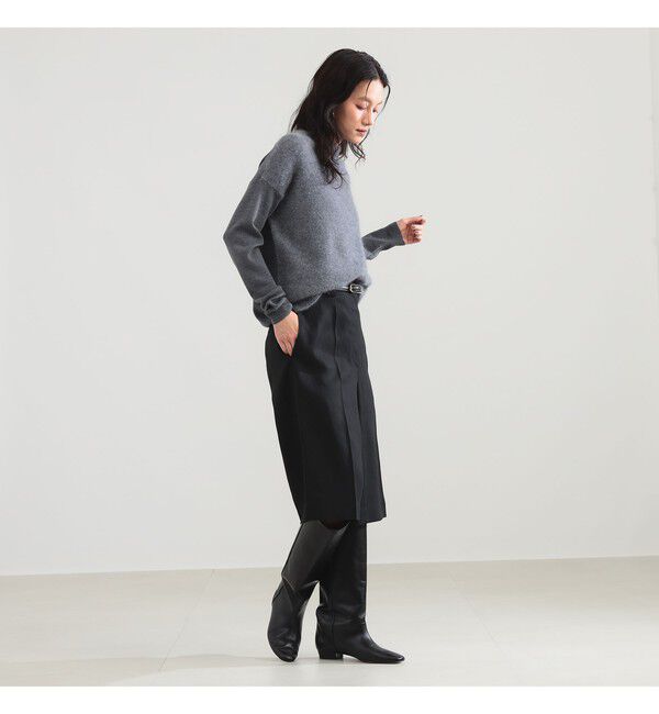 Demi-Luxe BEAMS 「フラッフィー ボートネック ニット」|ニット・セーター|