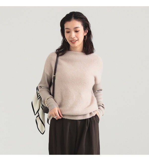 Demi-Luxe BEAMS 「フラッフィー ボートネック ニット」|ニット・セーター|