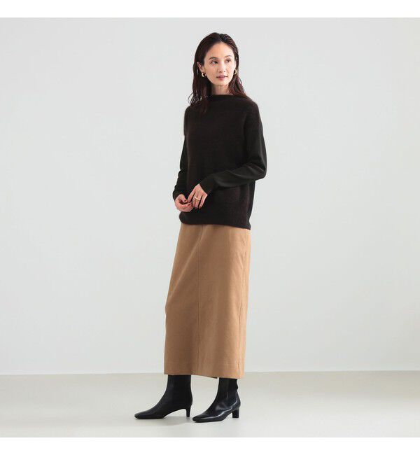 Demi-Luxe BEAMS 「フラッフィー ボートネック ニット」|ニット・セーター|