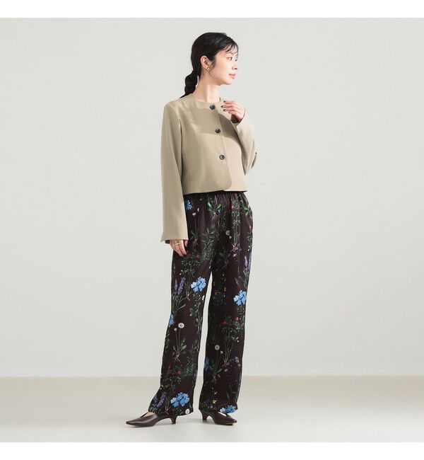 Demi-Luxe BEAMS 「クロップド クルーネック ジャケット」|ダッフルコート|