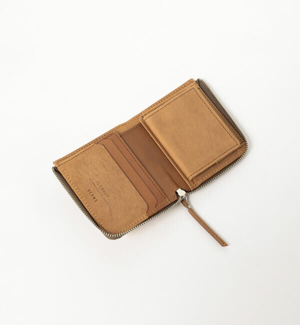 BEAMS「BEAMS｜【別注】SLOW / Coin Wallet｜ コインケース｜本革｜コンパクト ミニ財布 カード収納 札入れ」|財布|