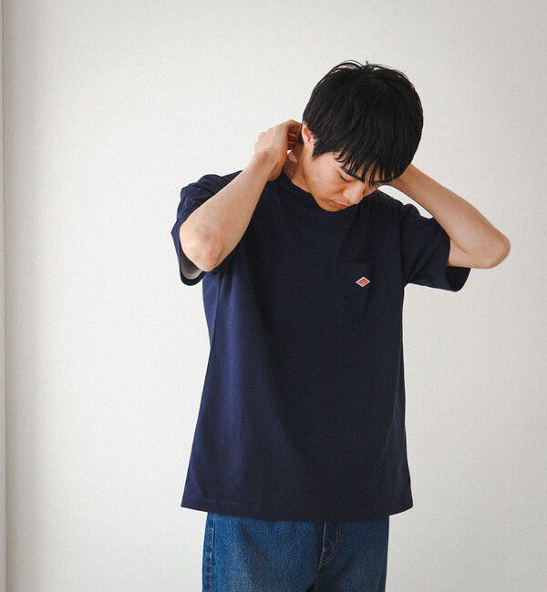 BEAMS「BEAMS｜DANTON / POCKET T-shirt｜定番｜シンプルデザイン｜ロゴ」|Tシャツ・カットソー|
