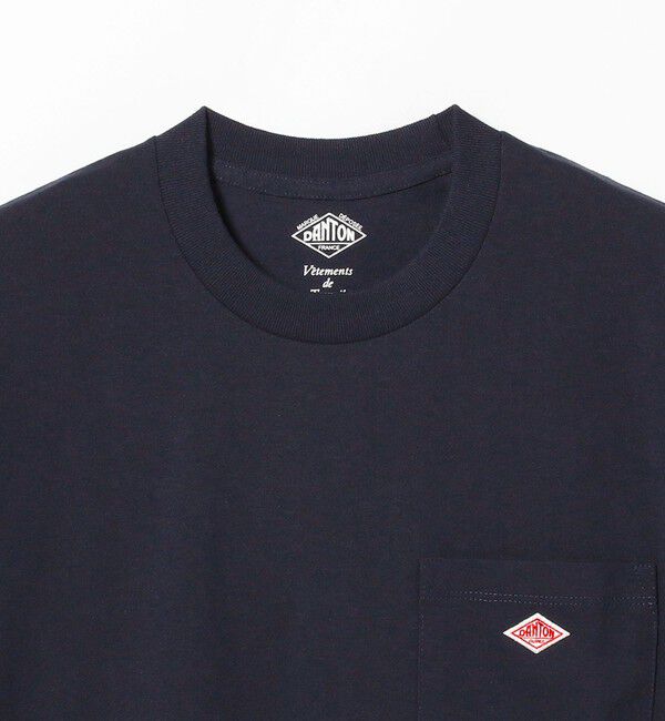 BEAMS「BEAMS｜DANTON / POCKET T-shirt｜定番｜シンプルデザイン｜ロゴ」|Tシャツ・カットソー|