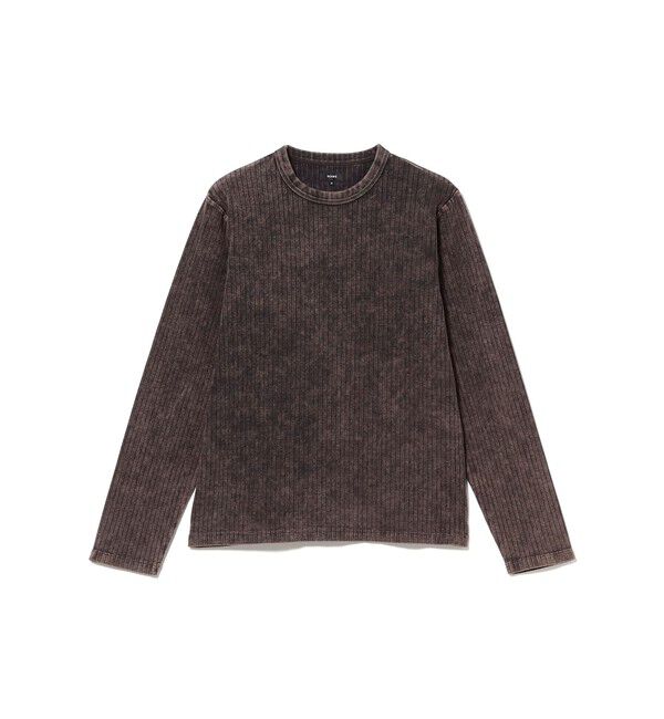 BEAMS「フェード リブ ロングスリーブTシャツ」|Tシャツ・カットソー|