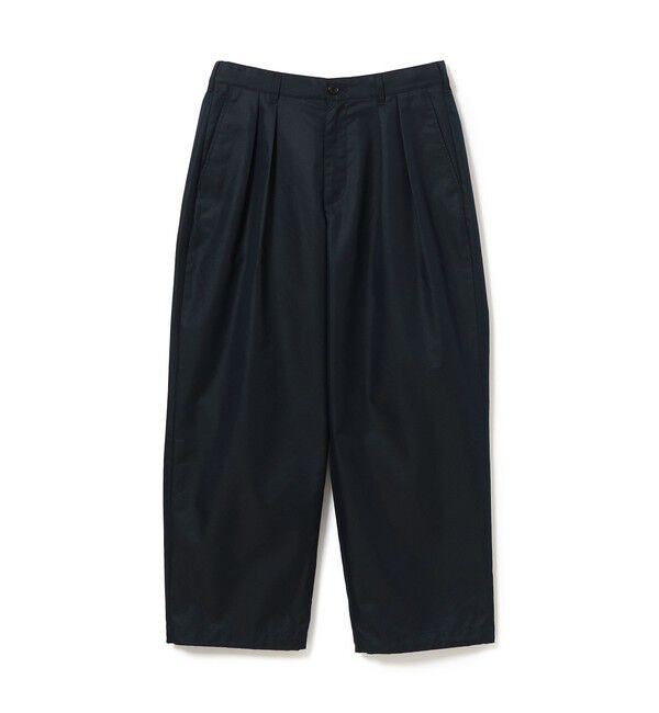 BEAMS「シャンブレー チノパンツ」|チノ|NAVY