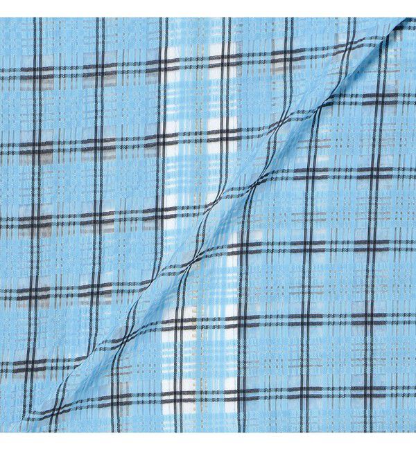 BEAMS PLUS「Swing Jacket Hoodie Nylon Airy Plaid」|ブルゾン・スタジャン|