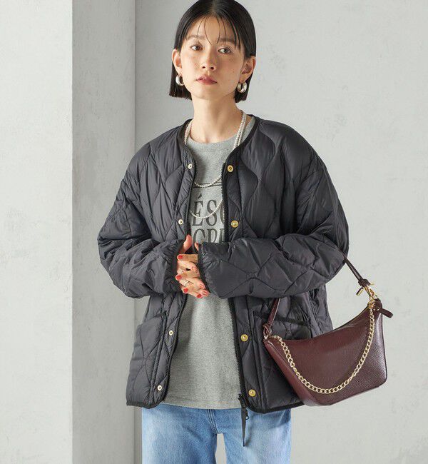 SHIPS for women「【SHIPS別注】TAION:〈手洗い可能〉リブ マルチ WAY ダウン ジャケット」|ダウン|