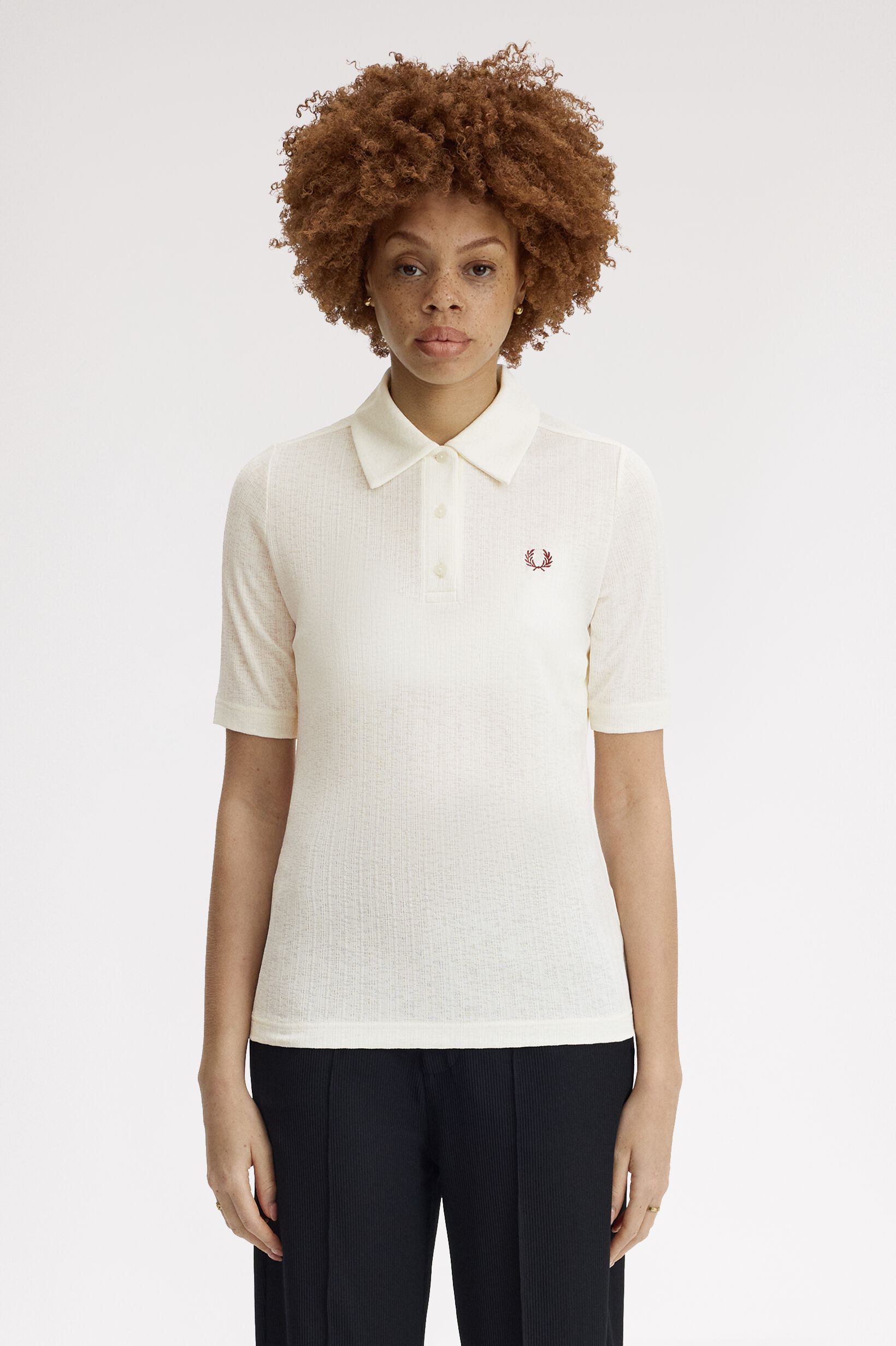 FRED PERRY 「Sheer Rib Polo Shirt／シアーリブポロシャツ」|ポロシャツ|