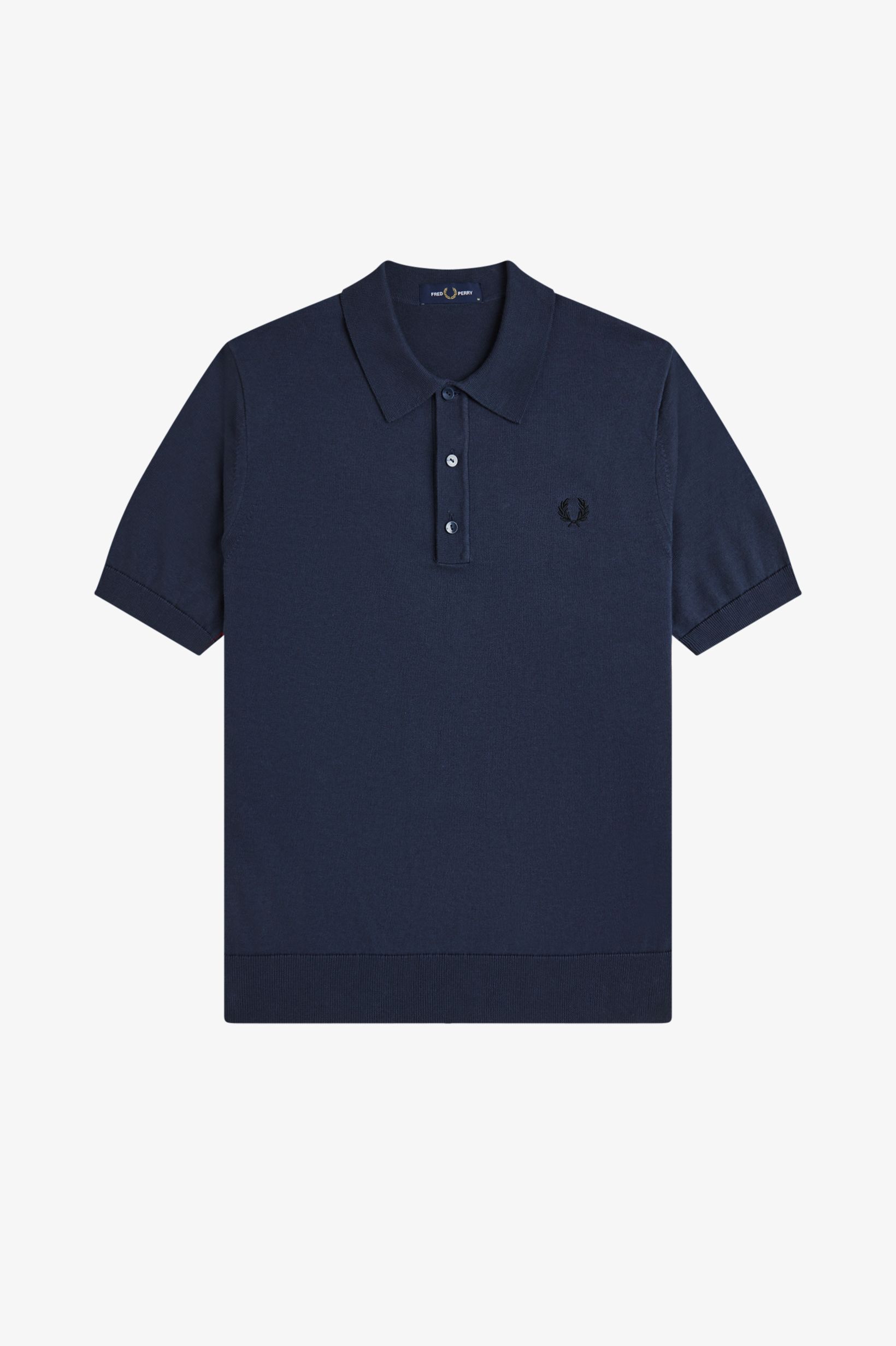 FRED PERRY 「FRED PERRY／Cotton Knitted Polo Shirt／コットンニットポロシャツ」|ポロシャツ|DARK AIRFORCE