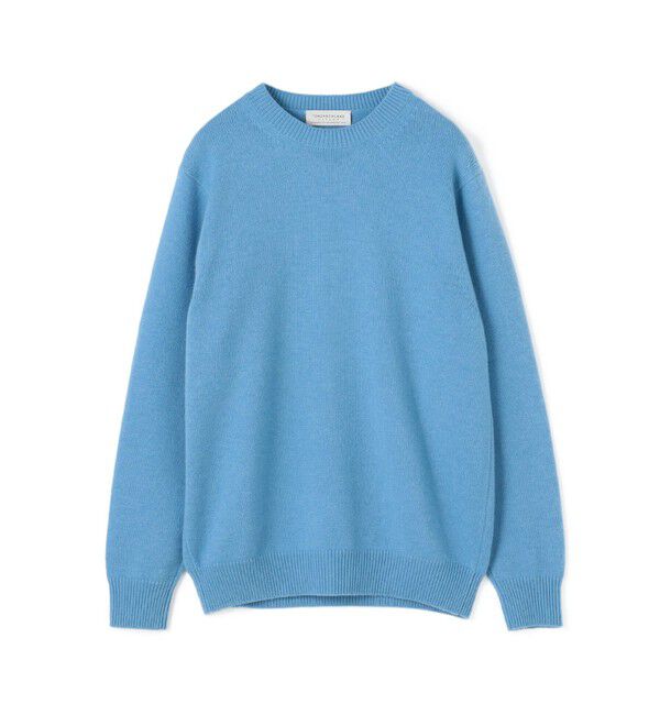 TOMORROWLAND MENS「TOMORROWLAND tricot スーパーファインラムウール クルーネックプルオーバー」|ニット・セーター|63 ライトブルー