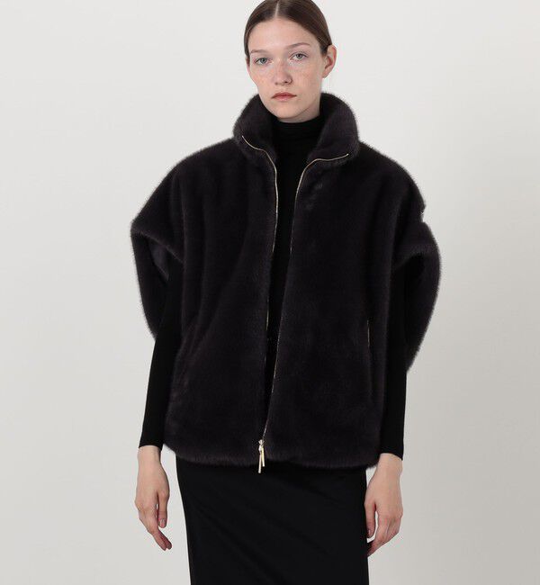TOMORROWLAND BUYING WEAR「【別注】TATRAS EVA スリーブレスコート」|ポンチョ・ケープ|