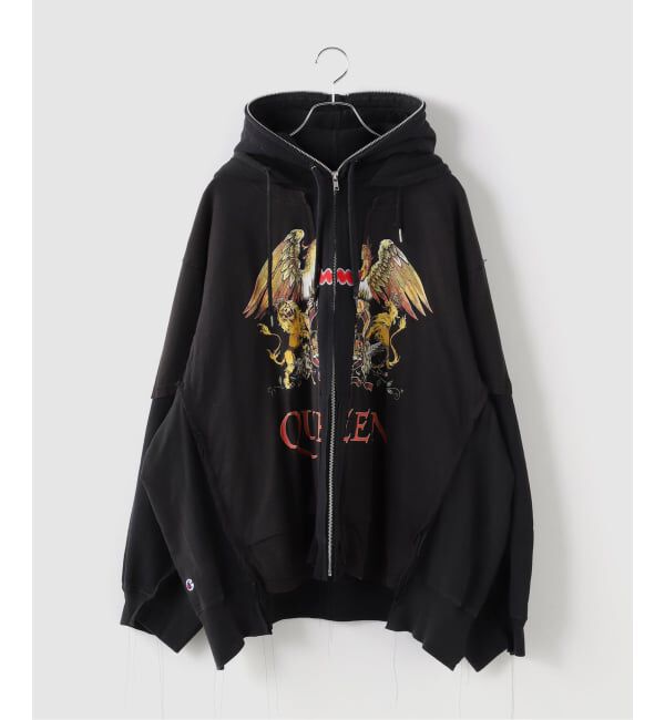 JOINT WORKS「DISCOVERED / ディスカバード Band Tee Sweat Hoodie」|パーカー|ブラック