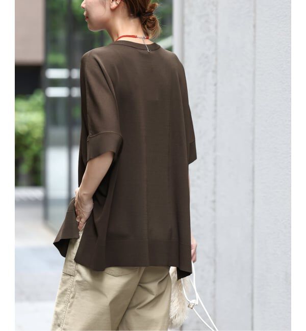 JOURNAL STANDARD relume「《追加3》接触冷感 / ウォッシャブルクールポンチョプルオーバー」|ニット・セーター|