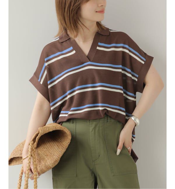 JOURNAL STANDARD relume「ボーダーニットポロシャツ」|ポロシャツ|