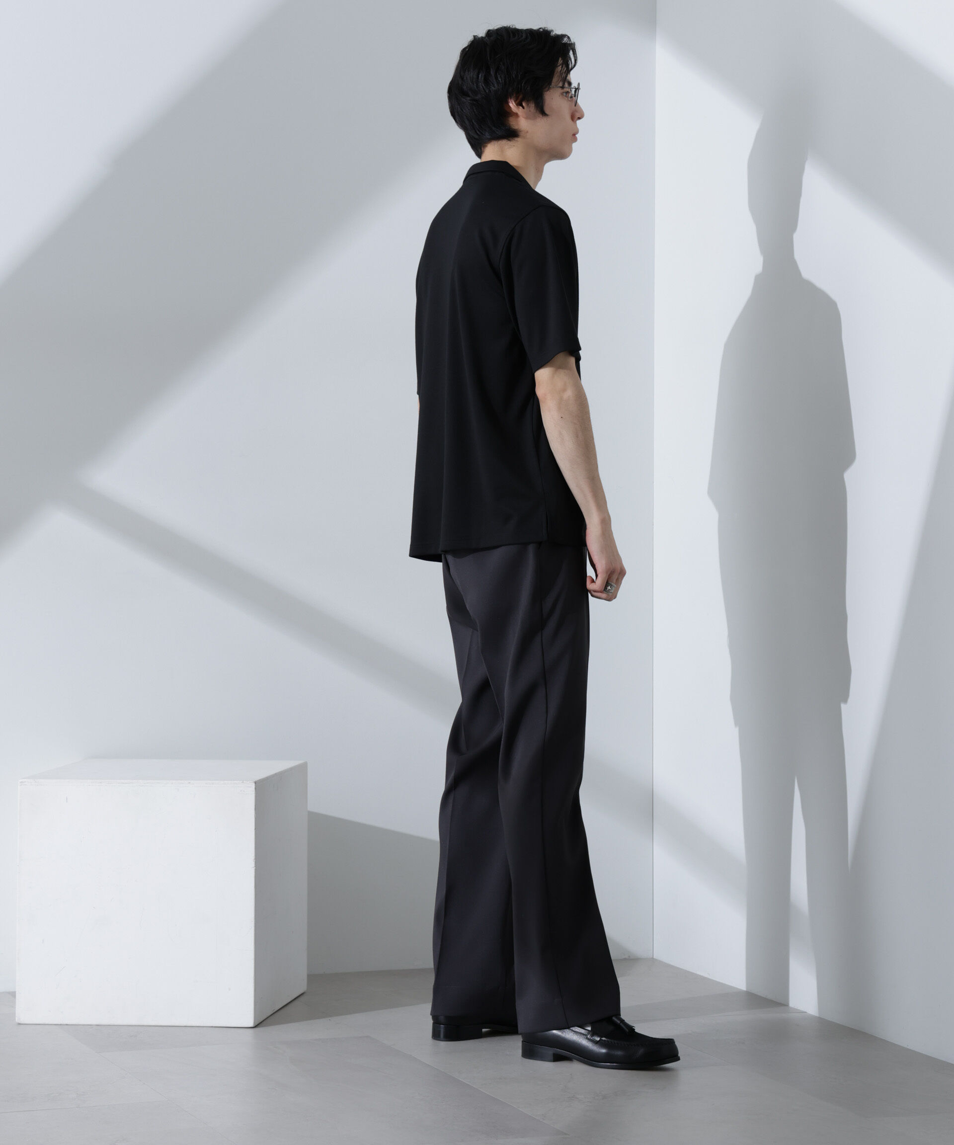 NANO universe「Pe/Ry鹿の子ポロシャツ 半袖」|Tシャツ・カットソー|