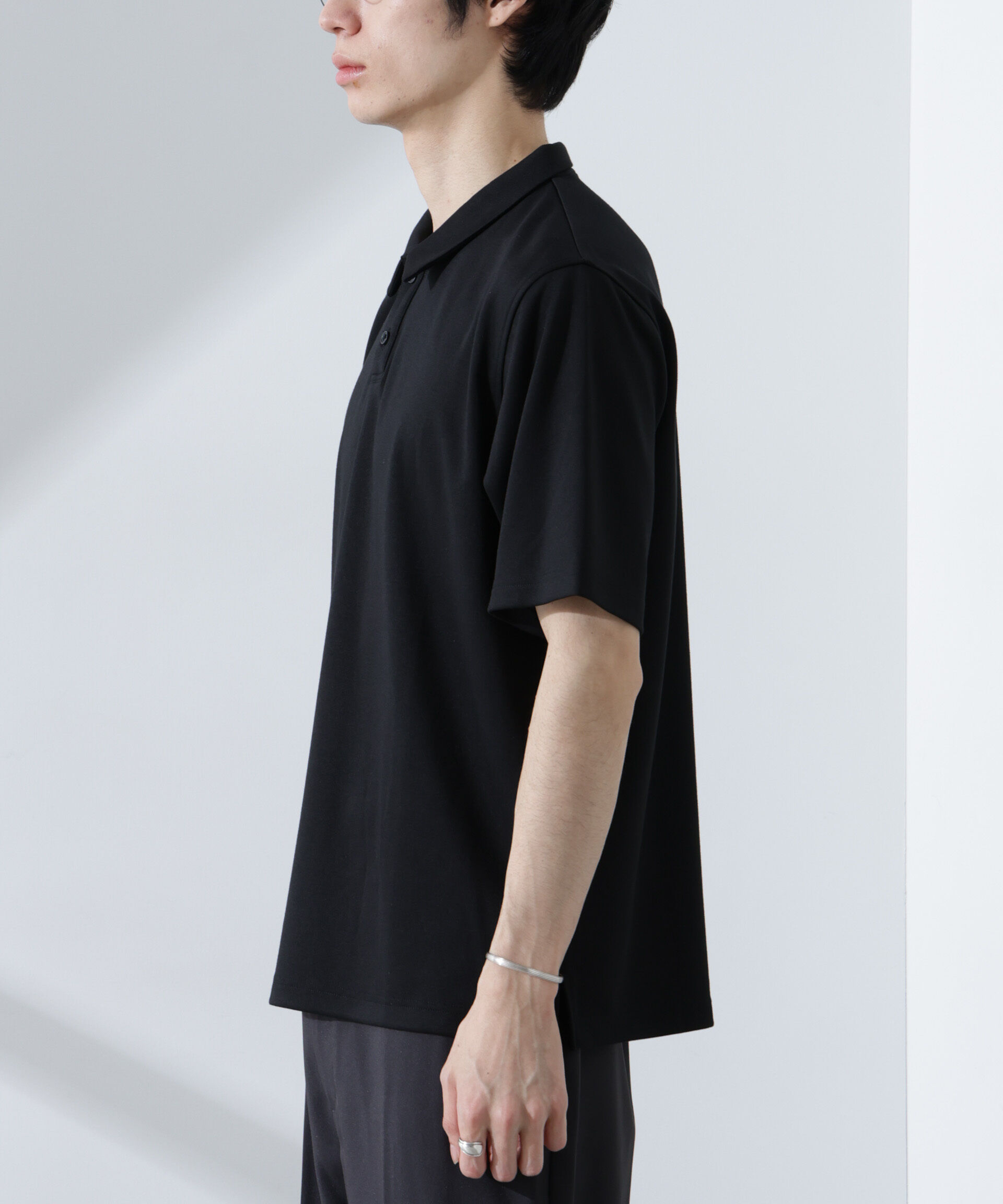 NANO universe「Pe/Ry鹿の子ポロシャツ 半袖」|Tシャツ・カットソー|