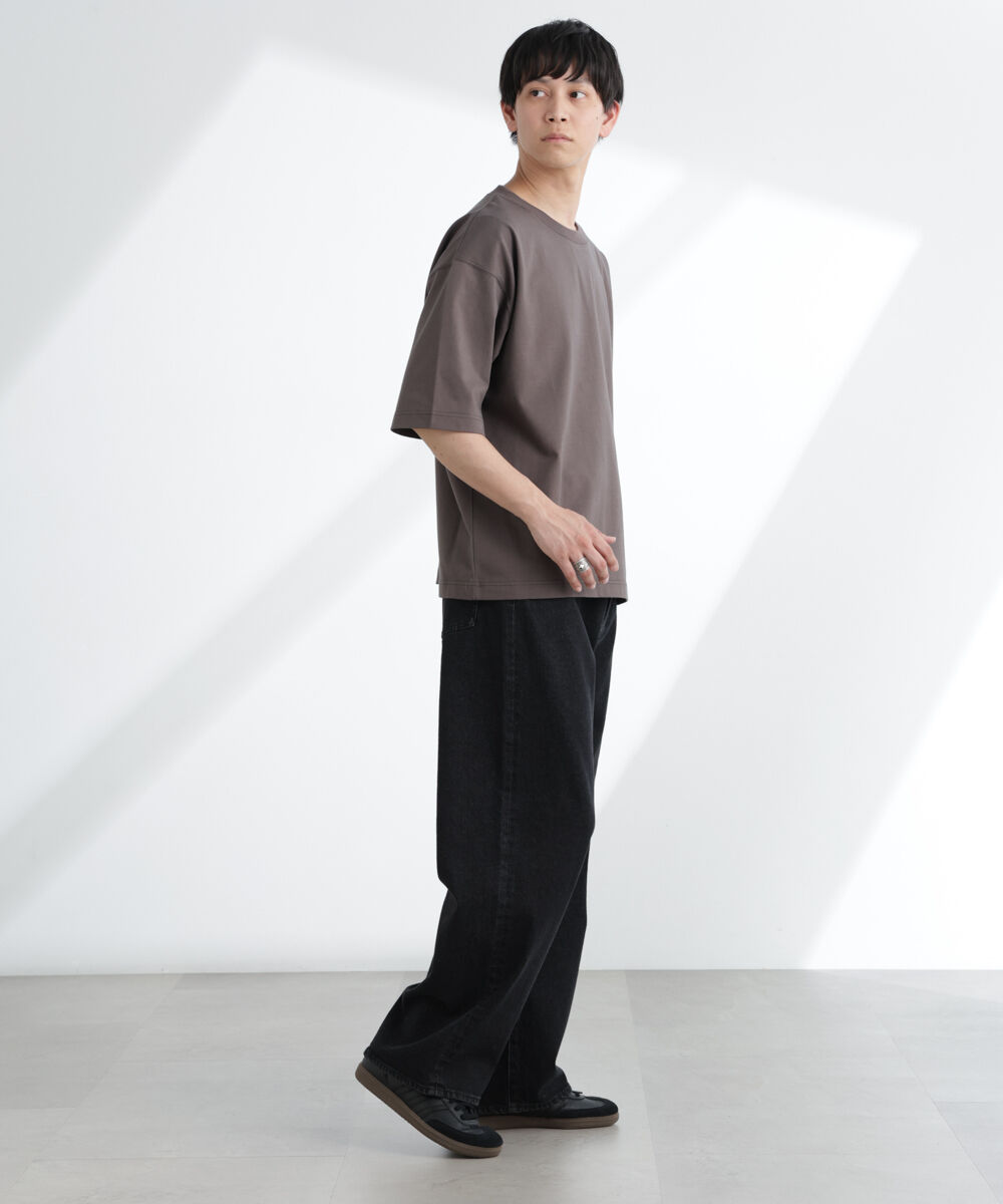 NANO universe「ヘビーウェイトワイドTシャツ 半袖」|Tシャツ・カットソー|