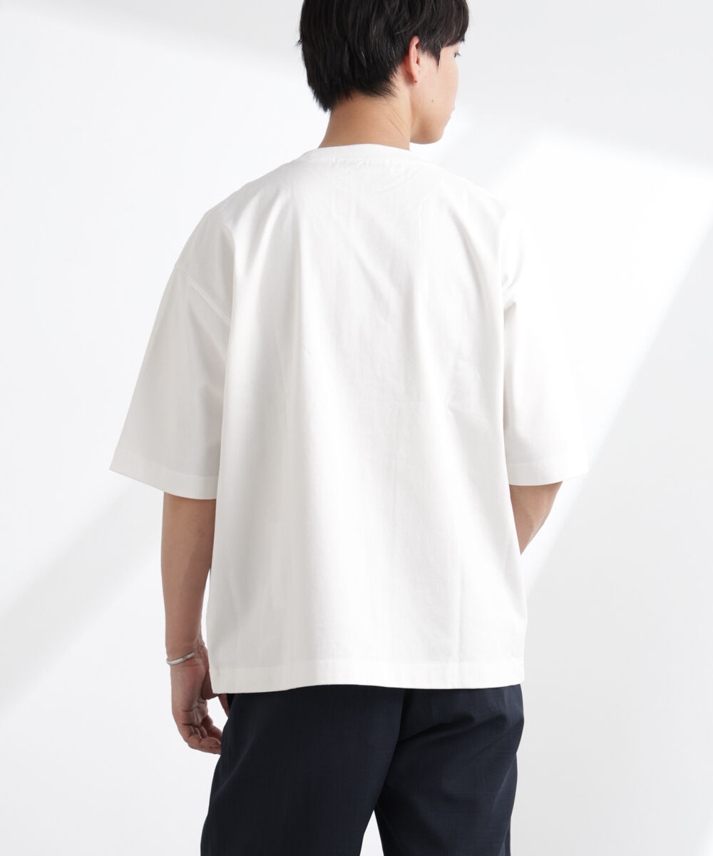 NANO universe「ヘビーウェイトワイドTシャツ 半袖」|Tシャツ・カットソー|