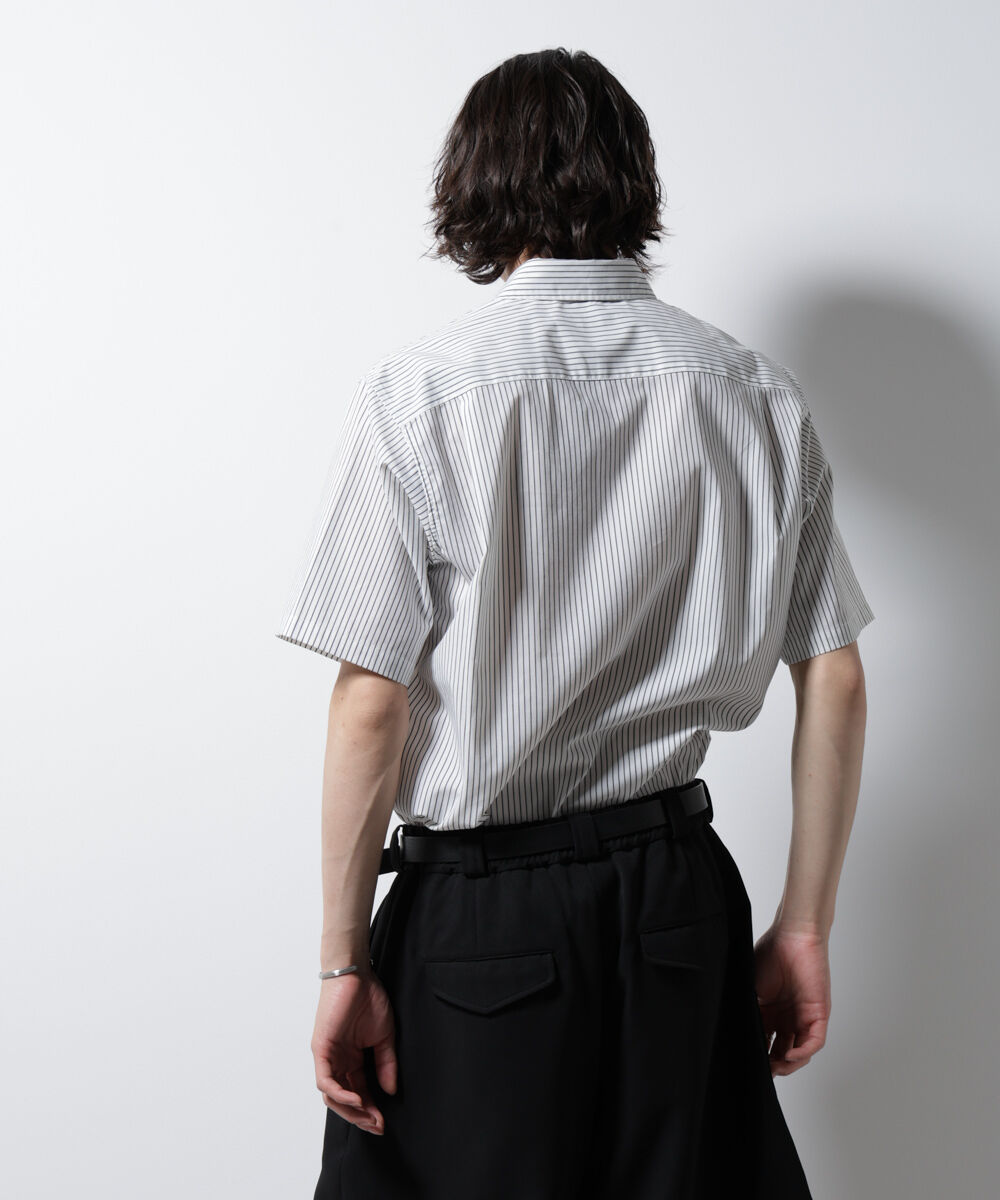 NANO universe「「ICE FLOW LINEN」バリエーションシャツ 半袖」|シャツ・ブラウス|