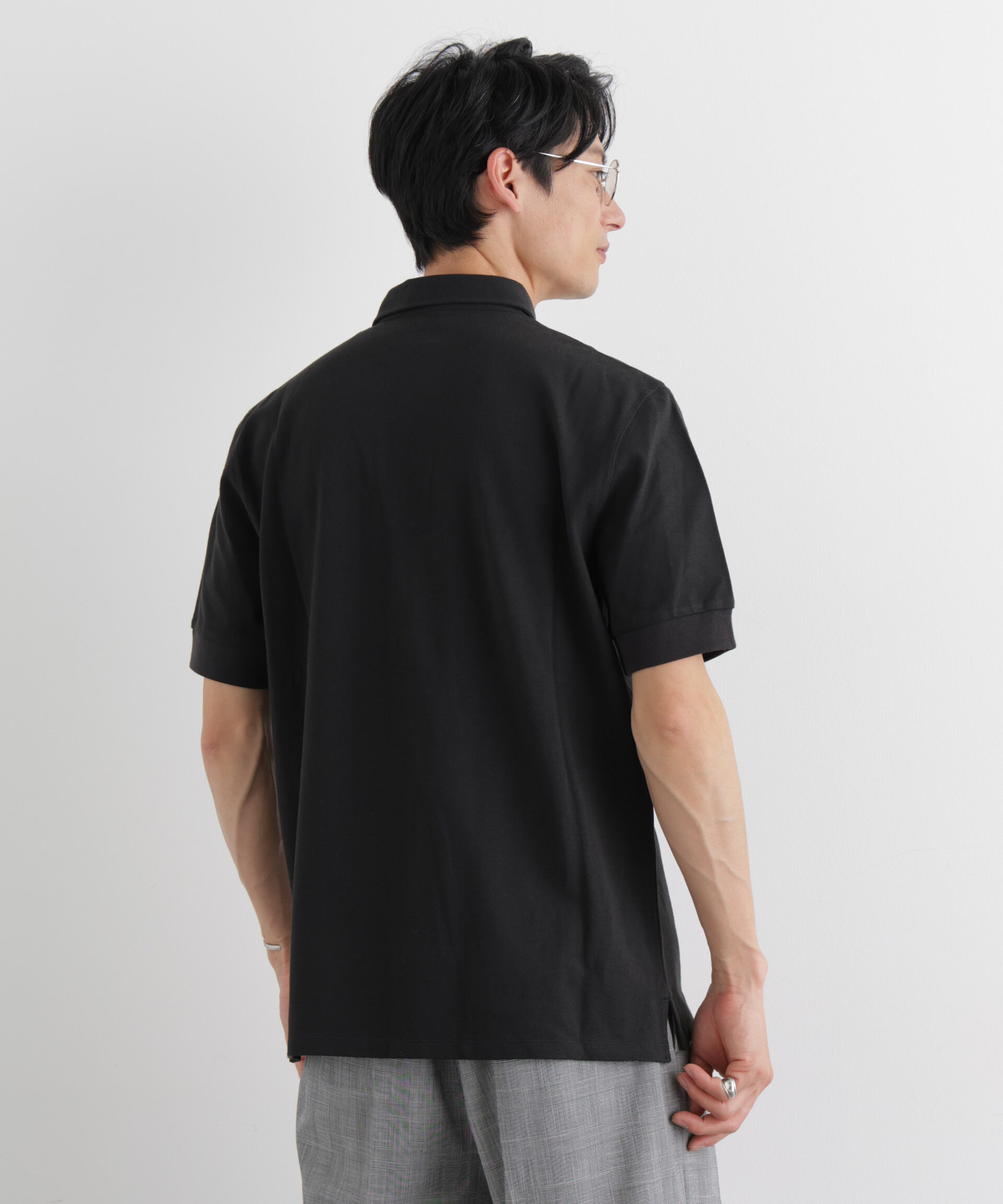 NANO universe「Anti Soaked(R) 汗染み防止 比翼ポロシャツ」|Tシャツ・カットソー|