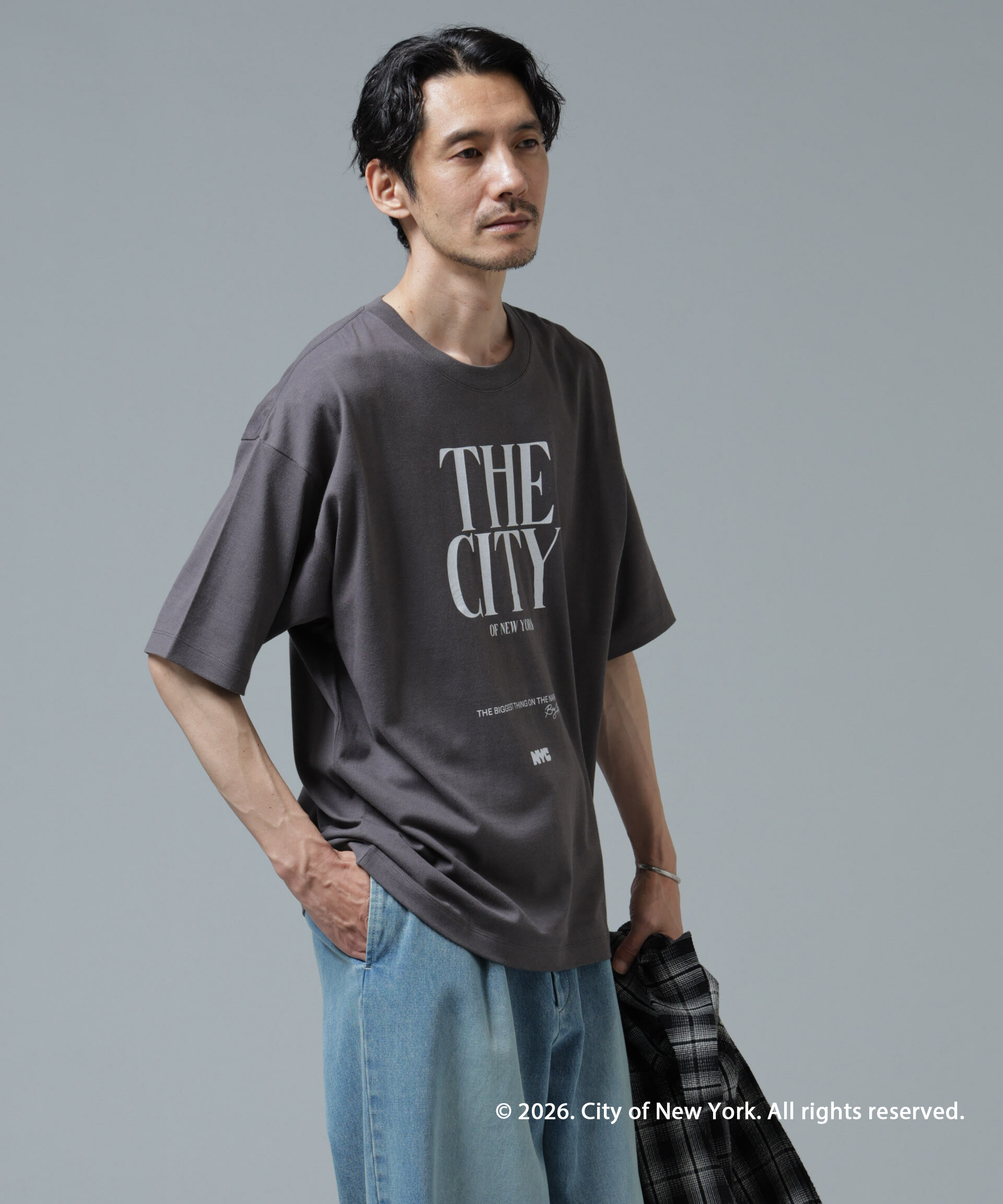 NANO universe「GOOD ROCK SPEED&times;Anti Soaked(R) 汗染み防止 NYC Tシャツ」|Tシャツ・カットソー|パターン21