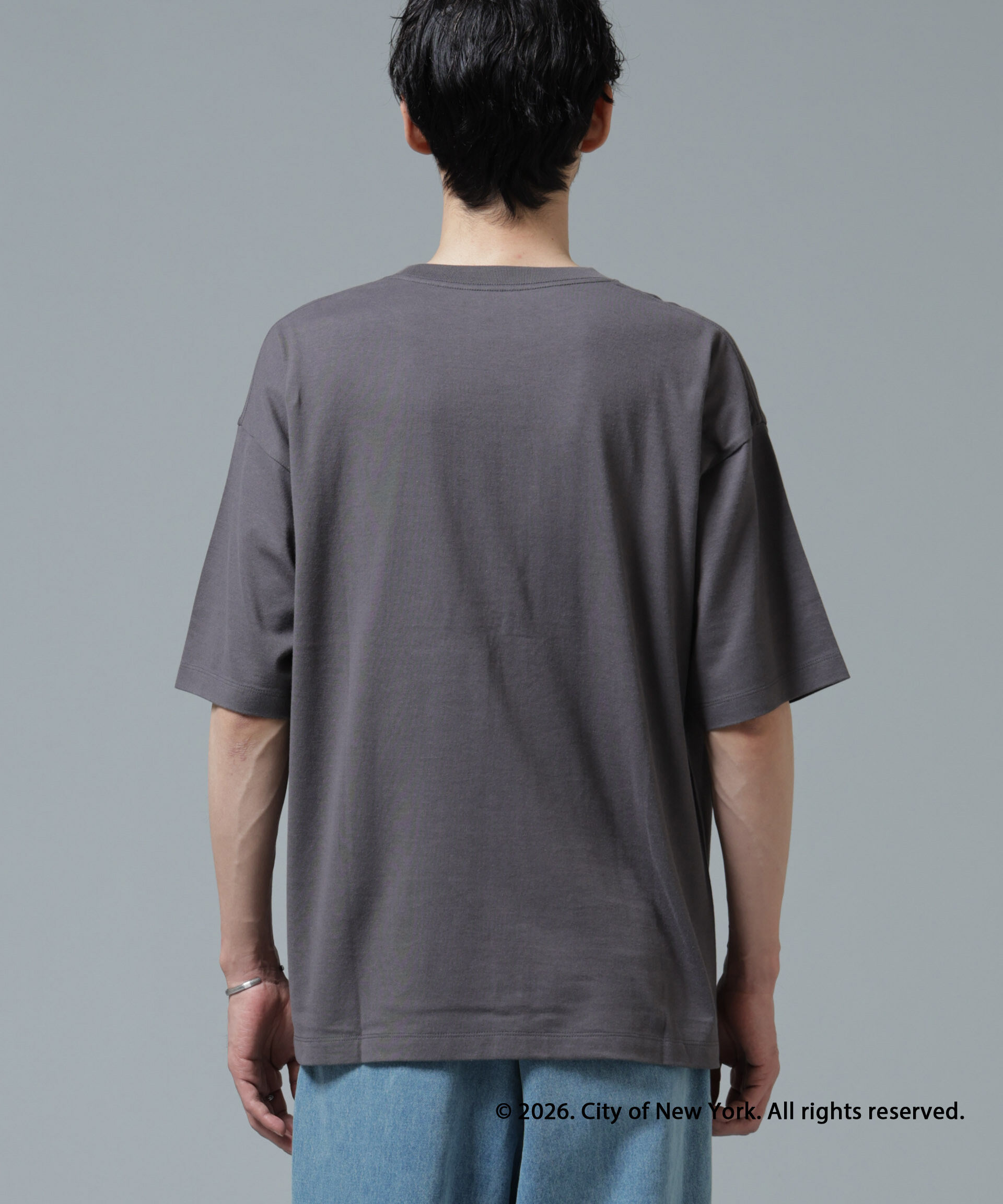 NANO universe「GOOD ROCK SPEED&times;Anti Soaked(R) 汗染み防止 NYC Tシャツ」|Tシャツ・カットソー|
