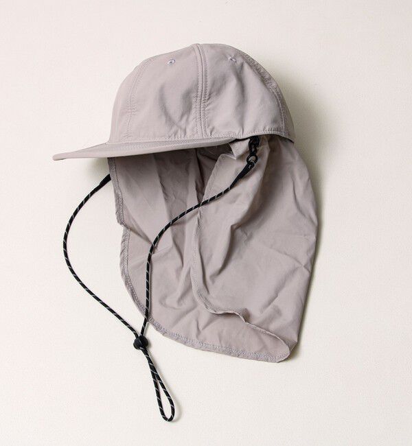GLOSTER「【シェイド着脱で2WAY】NYLON SHADE CAP」|キャップ・キャスケット|ライトグレー