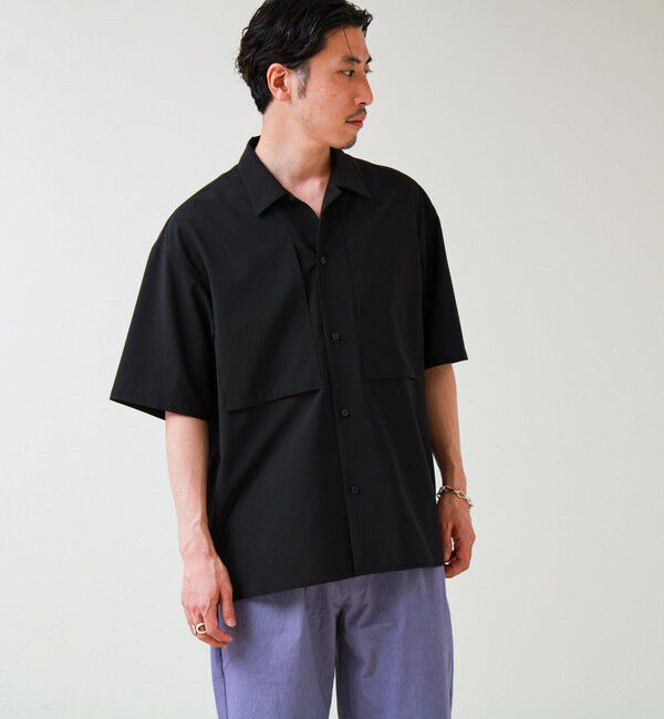 GLOSTER「【COOLMAX/セットアップ着用可能】ポリトロS/Sシャツ」|シャツ・ブラウス|