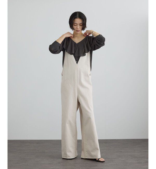 SALON adam et rope'「オーバーダイデニムサロペット」|オールインワン|キナリ(16)