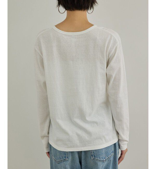 SALON adam et rope'「【Camille de Cussac by SALON】アートプリントロングスリーブTシャツ」|Tシャツ・カットソー|