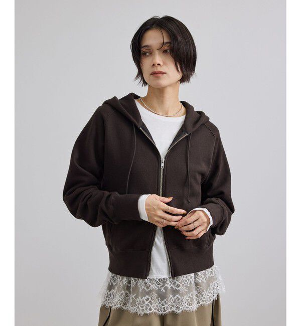 SALON adam et rope'「【WEB限定】ヘムレースプルオーバーカットソー」|Tシャツ・カットソー|