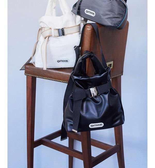 VIS「WEB限定追加【OUTDOOR PRODUCTS】VIS別注2WAYベルト付きパデッドトートバッグ」|トートバッグ|