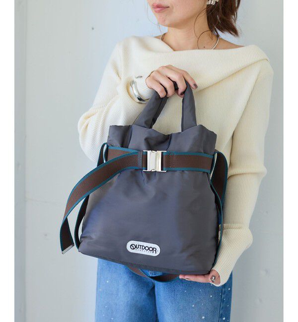 VIS「WEB限定追加【OUTDOOR PRODUCTS】VIS別注2WAYベルト付きパデッドトートバッグ」|トートバッグ|