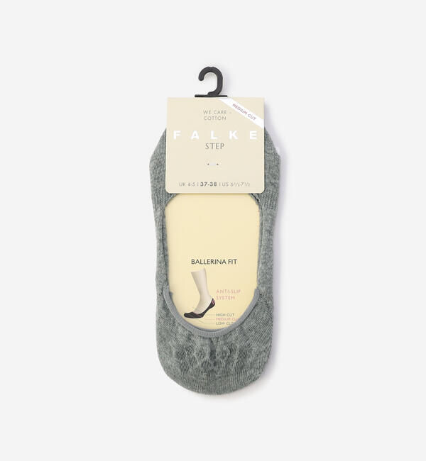 FALKE 「FALKE | 46492 STEP INVISIBLE MEDIUM CUT WOMEN」|ソックス|LTGREY