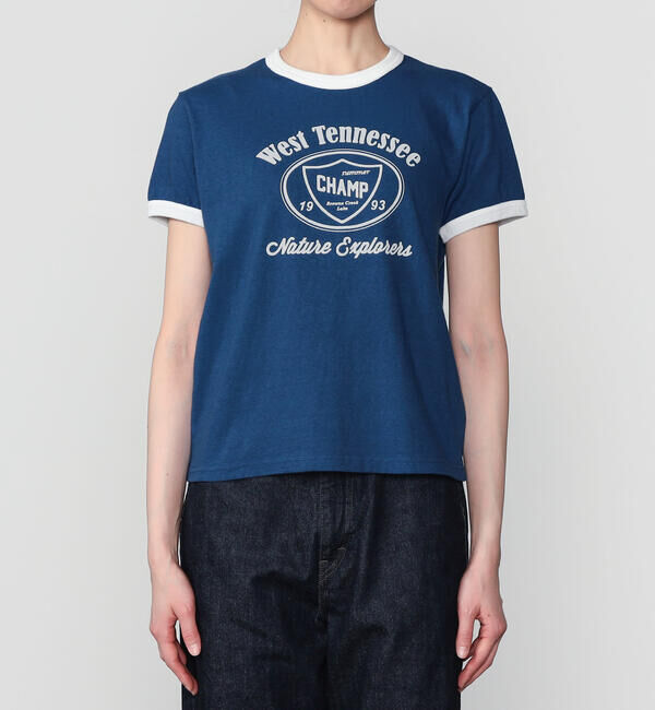  「FilMelange |〈別注〉プリント リンガーTシャツ WOMEN」|Tシャツ・カットソー|
